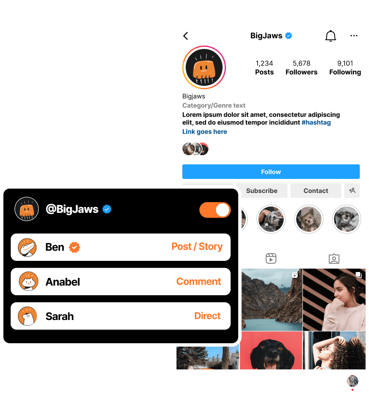 hero section screenshot
